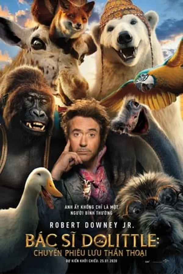Poster phim Bác Sĩ Dolittle: Chuyến Phiêu Lưu Thần Thoại trên Motchill