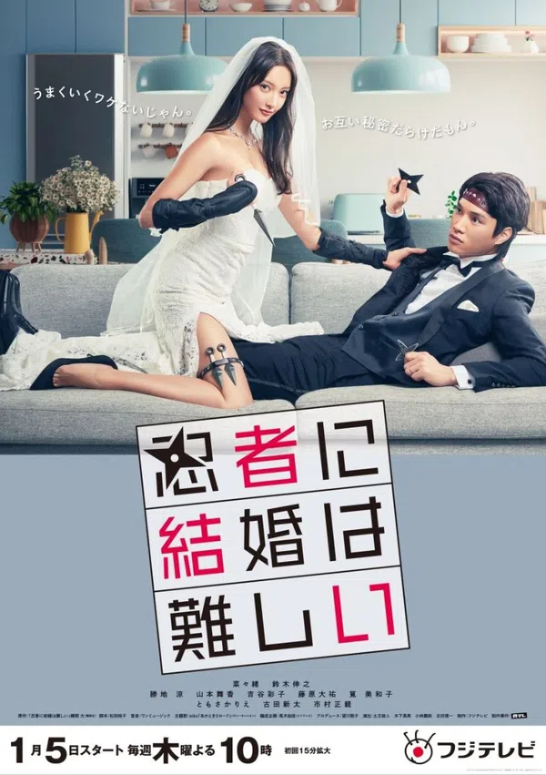 Poster phim Hôn nhân thật khó với Ninja trên Motchill