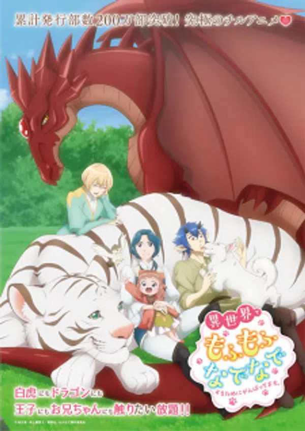 Poster phim Isekai de Mofumofu Nadenade suru Tame ni Ganbattemasu. trên Motchill