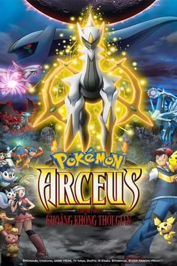 Poster phim Pokémon: Arceus Chinh Phục Khoảng Không Thời Gian trên Motchill