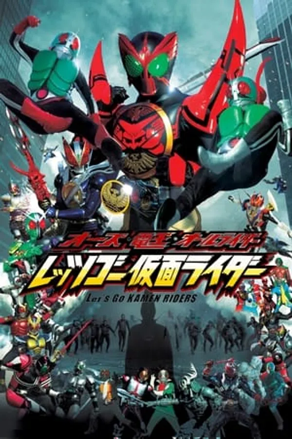 Poster phim Tất Cả Tiến Lên Nào Các Kamen Rider trên Motchill
