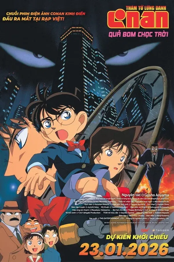 Poster phim Thám Tử Lừng Danh Conan: Quả Bom Chọc Trời trên Motchill